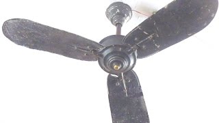 Ceiling Fan Falling Down Part 2 Crompton Parkinson 1940 Very