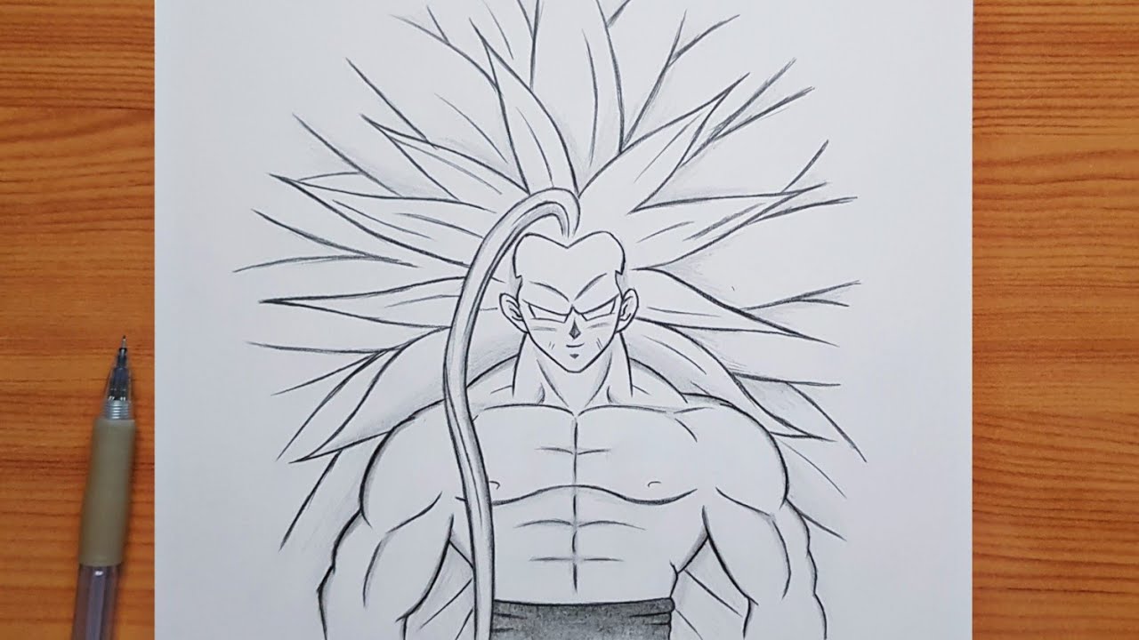 How To Draw Goku Super Saiyan Infinity Goku в ћ Step By Step Easy