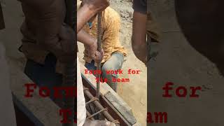 #formwork for tie beam plz like share and subscribe my channel 🙏