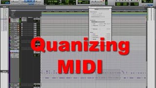 How to Quantize a MIDI performance - Tutorial