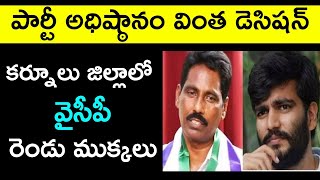 అధిష్ఠానం వింత డెసిషన్: ఆ జిల్లాలో వైసీపీ రెండు ముక్కలు  | Political Bench