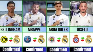 🚨 REAL MADRID  CONFIRMED TRANSFERS SUMMER 2023 ✅ Mbappe,Bellingham,Arda Güler,Joselu,Brahim Díaz