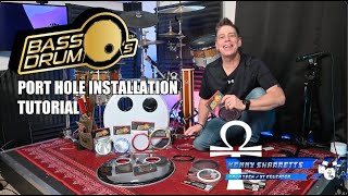 How To Install a Bass Drum Os Port Hole