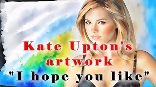 Kate Upton's artwork