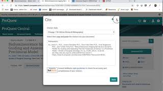 Using Citation Tools in Library Resources