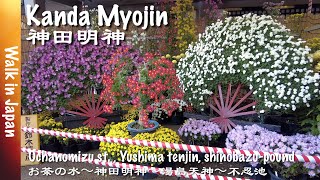 【4K】Day Walk to Yushima-Tenjin from Kanda-Myoujin（神田明神から湯島天神） -  Walk in Japan