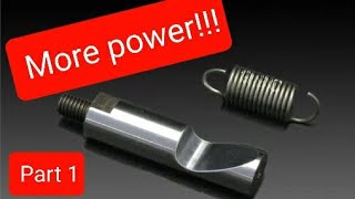 Installing the hungry diesel fuel pin and governor spring. Part 1