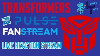 Transformers Hasbro FanStream Live Reaction Stream!