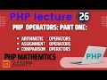 Operators In PHP | PHP-Assignment-operators | PHP-Arithmetic-Operators | PHP-Comparison-Operators