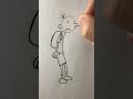 Drawing your requests: Greg Heffley from “Diary of a Wimpy Kid” #art #diaryofawimpykid #drawing