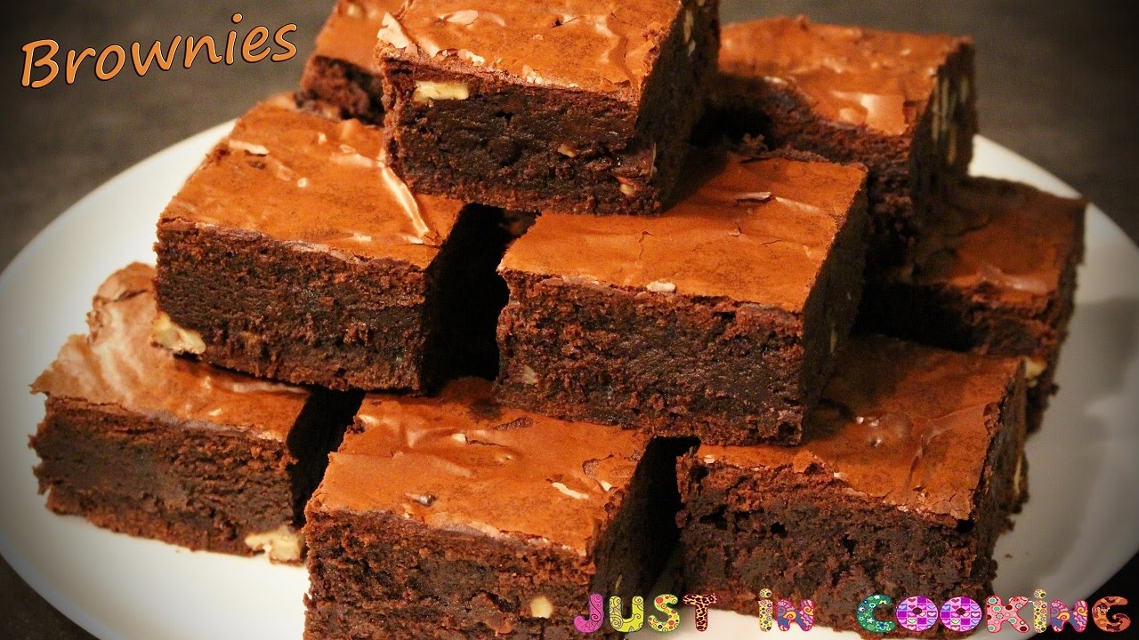 Recette Des Brownies Fondants Au Chocolat Et Aux Noix - YouTube