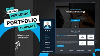 Responsive Personal Portfolio Website With Html Css And Doovi