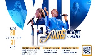 SOIR 4 | 12 JOURS DE J\u0026P | Pasteur Gloire M'VILA | JEUDI 23/01/2025