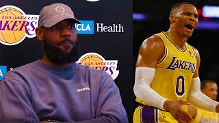 Lebron James Explains Why it Hasn't Worked with Russell Westbrook! Los Angeles Lakers NBA Interview