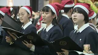 「平和への思いを込めて」熊本信愛女学院の生徒たちが〝クリスマスソング〟を披露