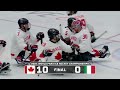 highlights from canada vs. italy at the 2024 world para hockey championship