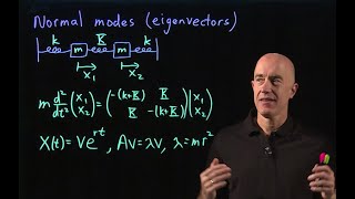 Normal modes (eigenvectors) | Lecture 48 | Differential Equations for Engineers