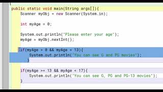 Coding in Java Episode 6: IF Statements