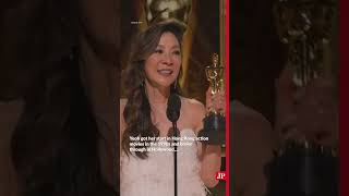 Michelle Yeoh wins best actress Oscar for 'Everything Everywhere All at Once' #shorts