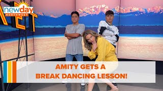 Amity gets a break dancing lesson! - New Day NW