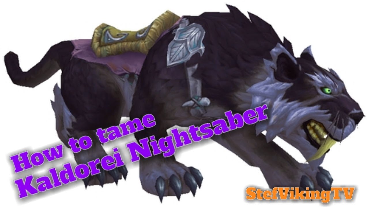 Rare Mount Drop Kaldorei Nightsaber Dropped By Shadowclaw Youtube
