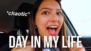 a chaotic day in my life: balancing college and ~influencing~