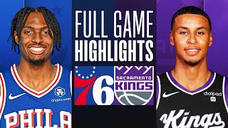 76ERS at KINGS | FULL GAME HIGHLIGHTS | March 25, 2024