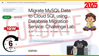 Migrate MySQL Data to Cloud SQL using Database Migration Service: Challenge Lab | GSP351