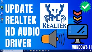 How To Install \u0026 Update Realtek HD Audio Driver on Windows 11