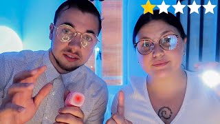 ASMR POV : Tu as rdv chez LA PIRE Ophtalmologue \u0026 son Assistant (@TomAsmrfr )