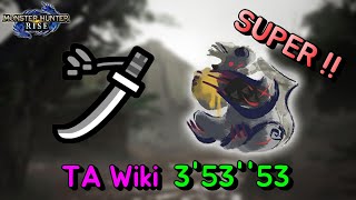 【MHR-PC】E★7 TA Wiki│초주인 아오아시라 vs 태도│超 ヌシ・アオアシラ vs 太刀│Super Apex Arzuros vs Long Sword 3'53''53