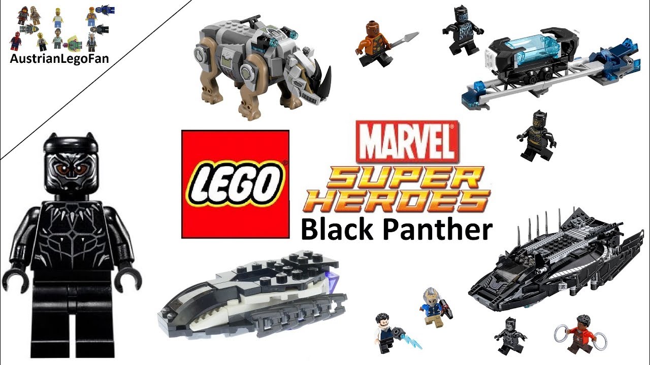 Lego Black Panther Sets Compilation - Lego Speed Build Review - YouTube