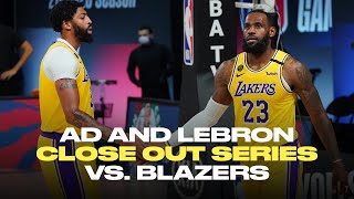 AD And LeBron Carry L.A. To Series Win Over Portland | Game 5 Highlights