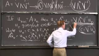 Powers of Matrices and Markov Matrices