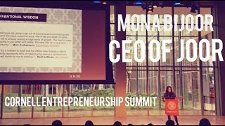 Mona Bijoor, CEO of JOOR- Cornell Entrepreneurship Summit