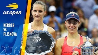 Angelique Kerber vs Karolina Pliskova Full Match | 2016 US Open Final