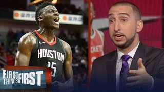 Nick Wright: Clint Capela is responsible for elevating Harden, Paul's Rockets | FIRST THINGS FIRST