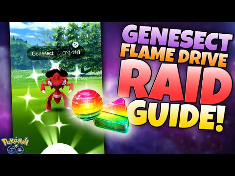 EASILY FARM UP RARE CANDY XL!! Pokémon GO Genesect Burn Drive Raid Guide!