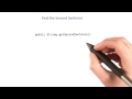 Get the Second Sentence - Intro to Java Programming