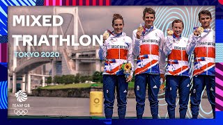 Team GB MASTERCLASS wins GOLD in triathlon mixed relay | Tokyo 2020 Olympic Games | Medal Moments