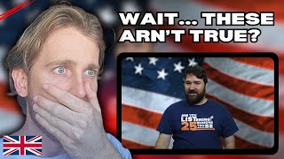 Brit REACTS to 25 Common Misconceptions about the USA