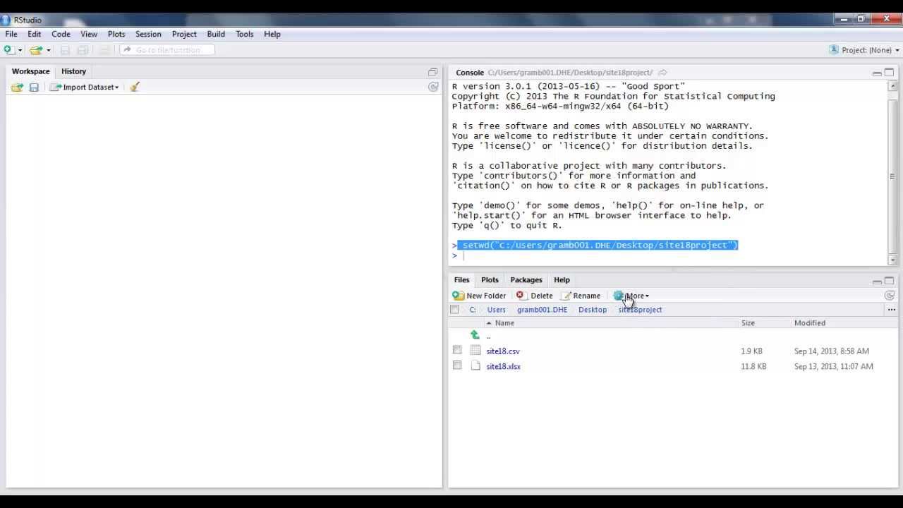 Tutorial Getting Data Into Rstudio Youtube