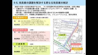 【第4章】令和元年東日本台風（台風第19号）に伴う浸水被害への市の取組に関する市民説明会（六郷・調布排水樋管の流域）