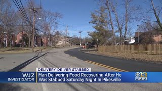 Driver attacked and stabbed while delivering food in Baltimore County