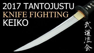NINJA WEAPONS TECHNIQUES 🥷🏻 2017 Tantojutsu Knife Fighting Keiko Workshop