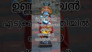 ഉണ്ണി ജീവൻ എടുക്കുന്ന രീതിയിൽ എന്നെ പരീക്ഷിച്ചു അനുഭവ കഥ #krishnastatus #krishna #guruvayoor #love