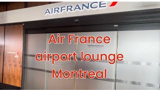 Air France airport lounge-Montreal