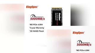 KingSpec SSD M.2 NVME 1TB 2TB M2 2280 500g PCIe 4.0 HD 5000mb/s Nmve Gen4 Hard Disk Drive