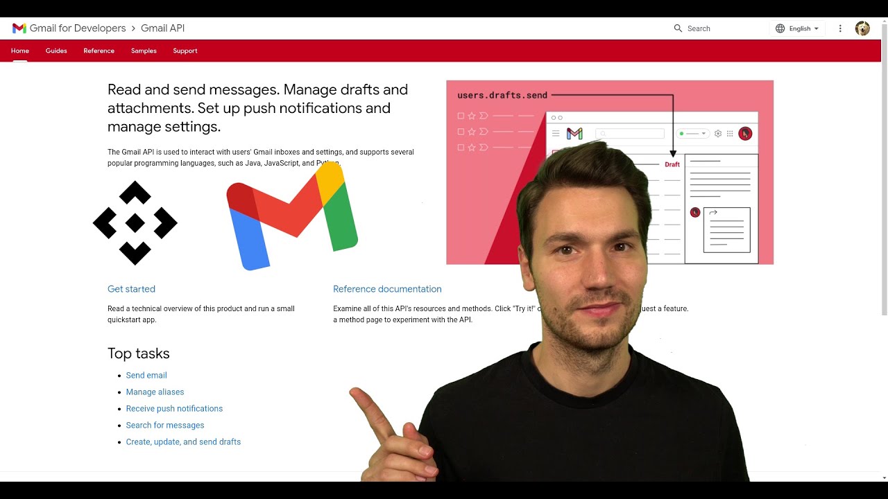 Sending Email Using The Gmail API And Java - YouTube