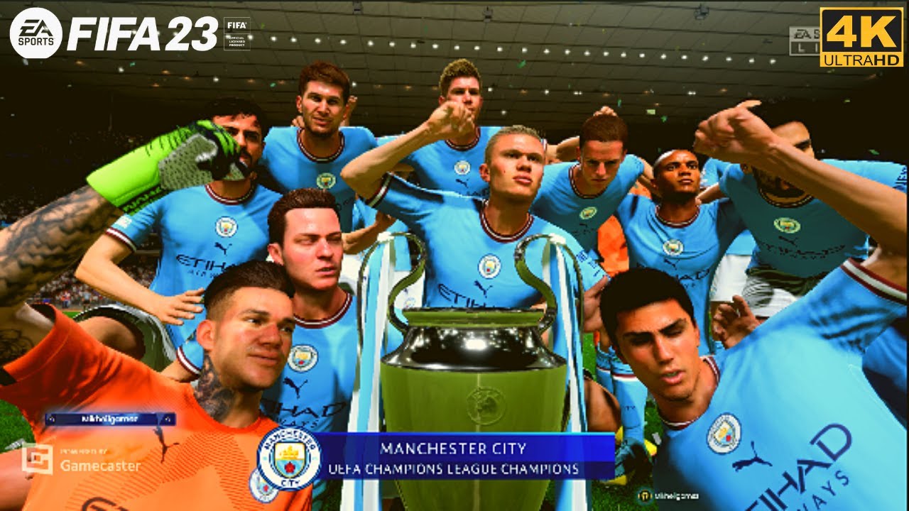 FIFA 23: Manchester City Win Champions League Final - YouTube